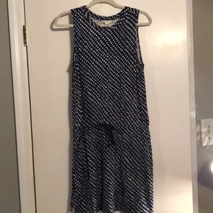 Loft Lounge Tank dress Jersey knit Blue Medium